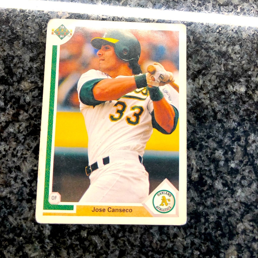 Jose Canseco Upper Deck 1991 #155 baseball card!!